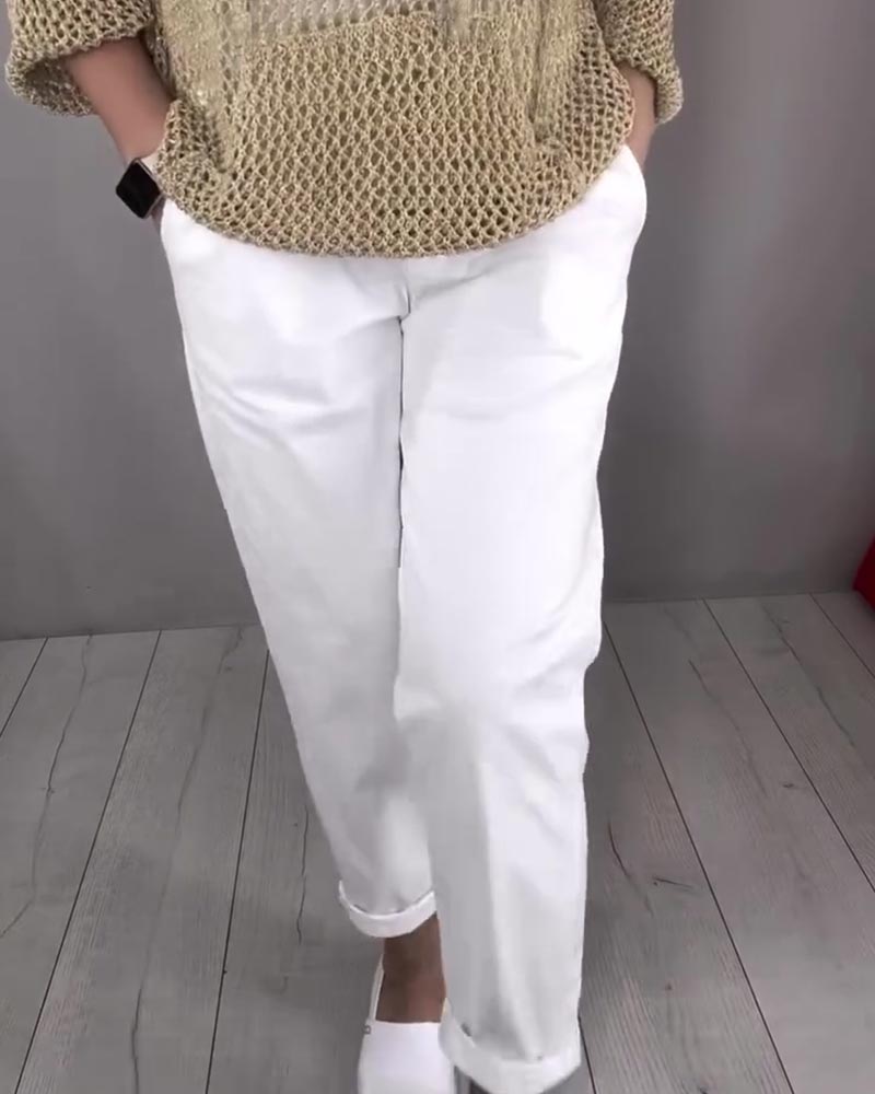 Broek Casual Enkel Skinny