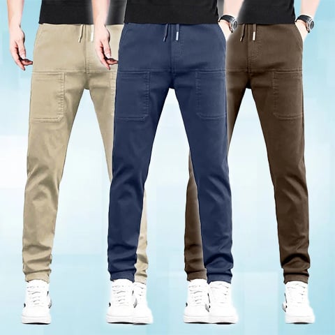 Broek Hoge Stretch Multi-Zak Duurzaam Cargo