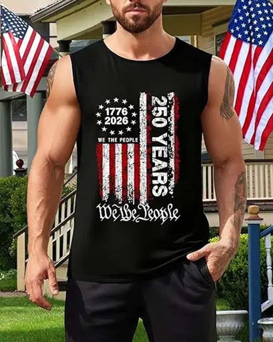 Heren Tanktop Casual Mouwloos
