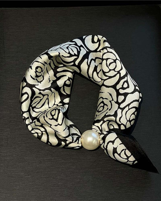 Moeiteloze glamour: Parelsjaal met kliksluiting 🧣