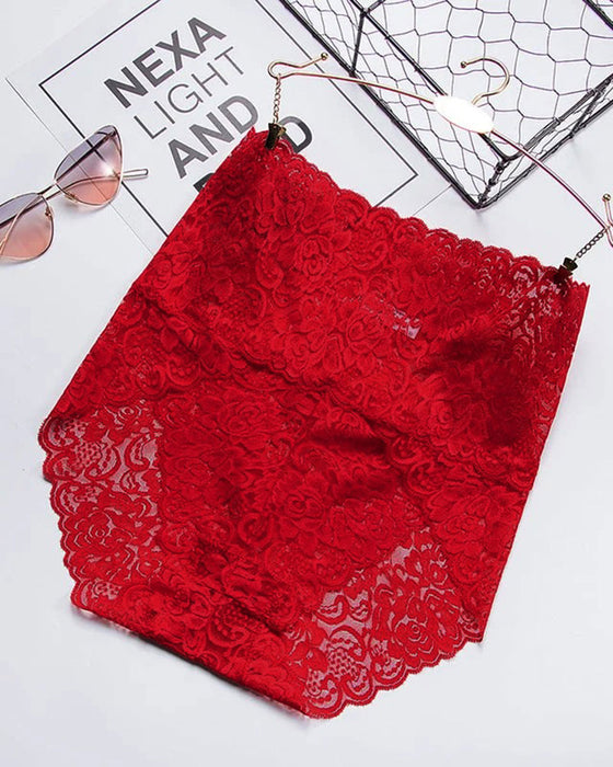 Hoge Taille Mooie Kant Onderbroek