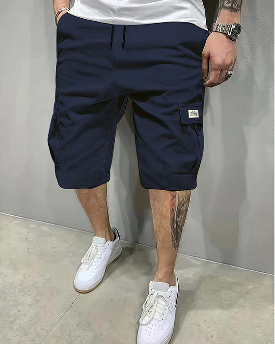 Heren Shorts Met Middenriem En Trekkoord