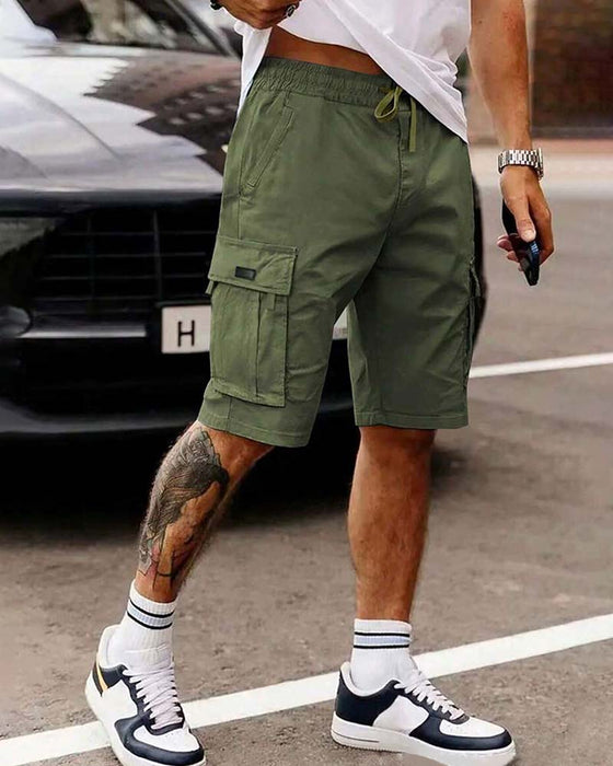 Shorts Trekkoord Cargo Casual