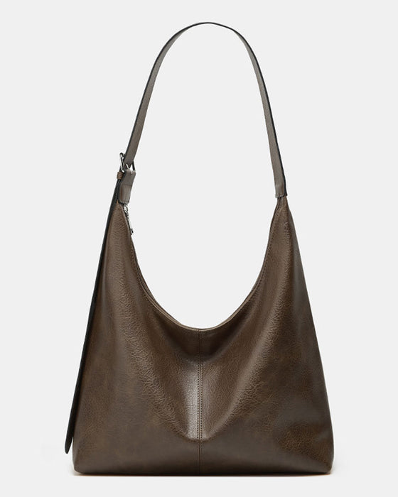 Tas Dames Effen Pu Leder Schouder