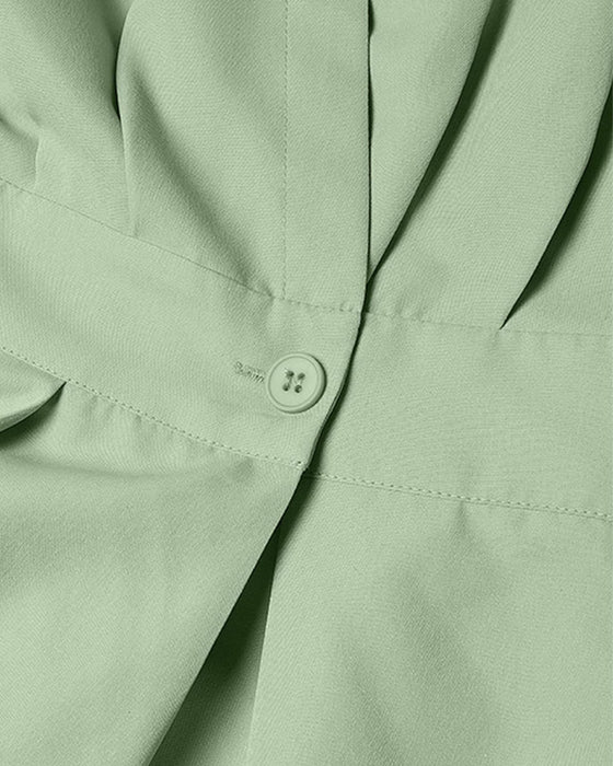 Jurk A-Lijn Strik Hoge Taille Knoop