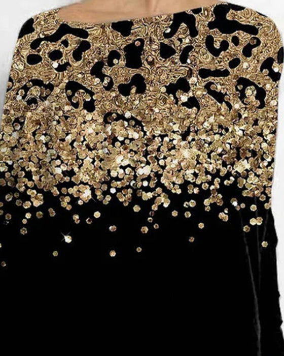 Casual En Stijlvolle Top Met Leopardprint