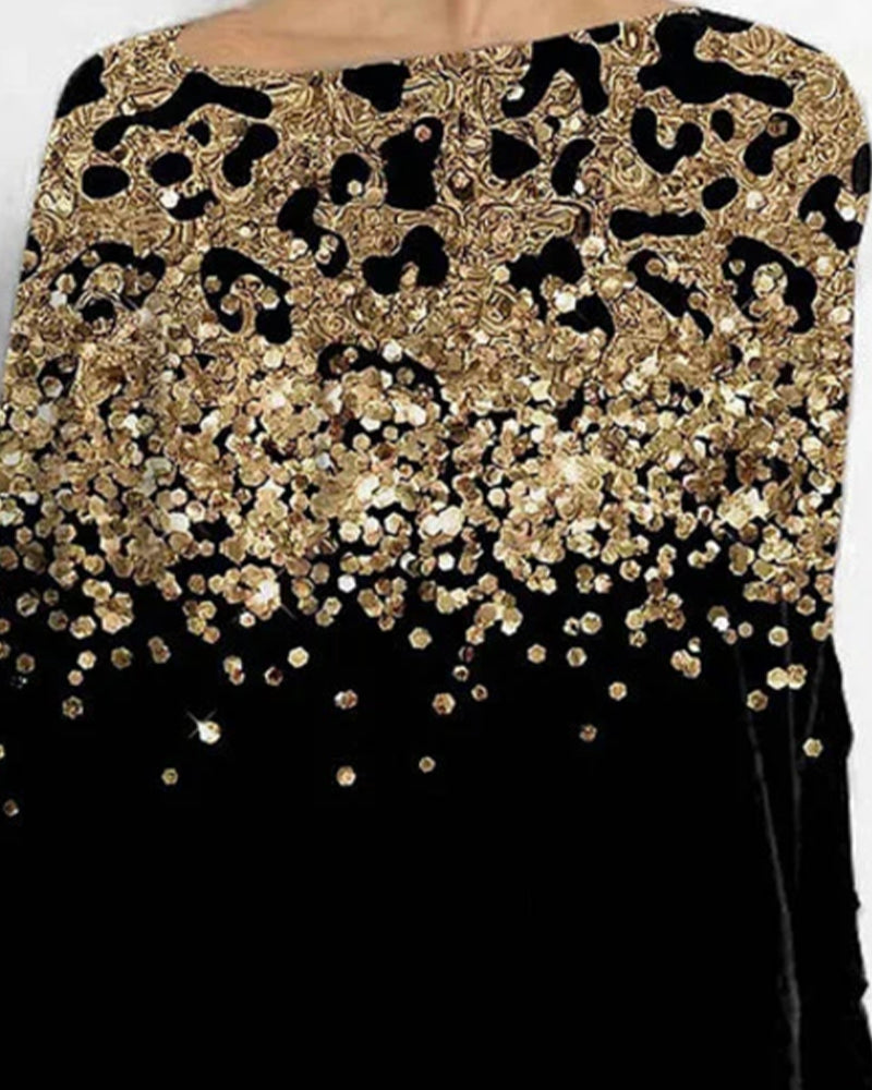 Casual En Stijlvolle Top Met Leopardprint