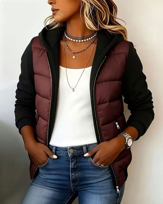 Jas Met Capuchon Fleece Warm