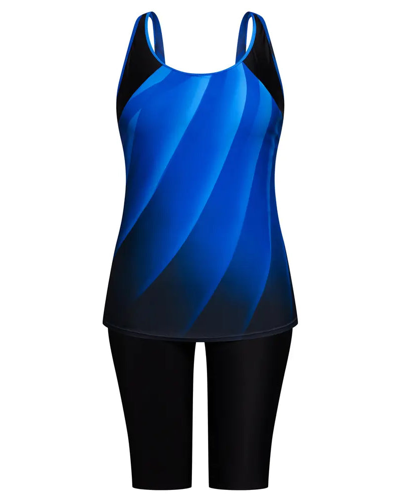 Vakantie Bedrukte Mouwloze Tankini