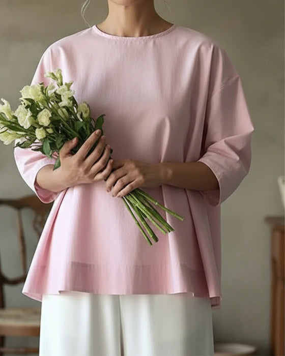 Losvallende Top Met Open Rug