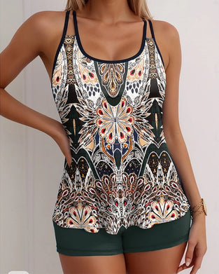 Zwemkleding Huidebedekkend Bandjesprint Tweedelig