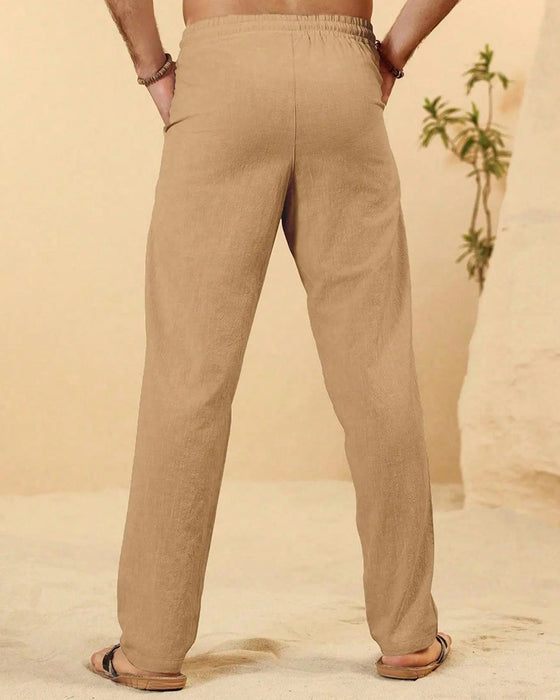 Broeken Elastische Taille Koord Toelopend