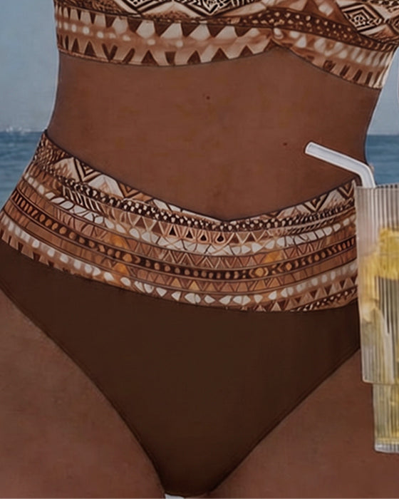 Bikini Geometrisch Tweedelig
