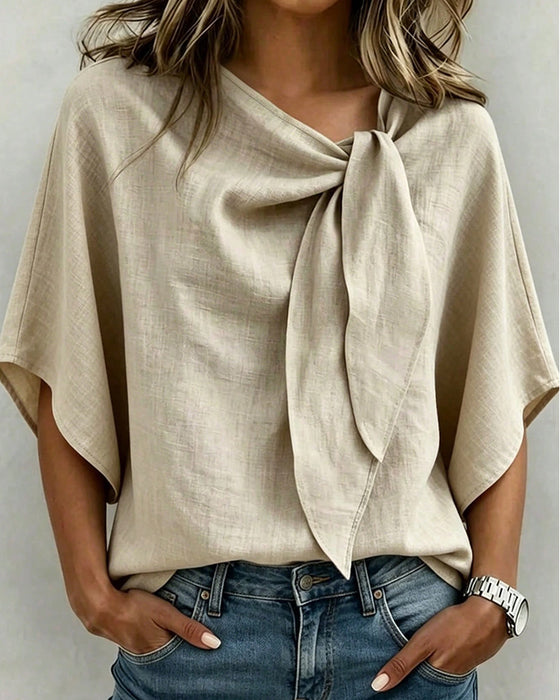 Blouse Casual Effen Kleur