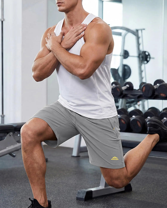 Shorts Elastische Taille Koord Rits Sport