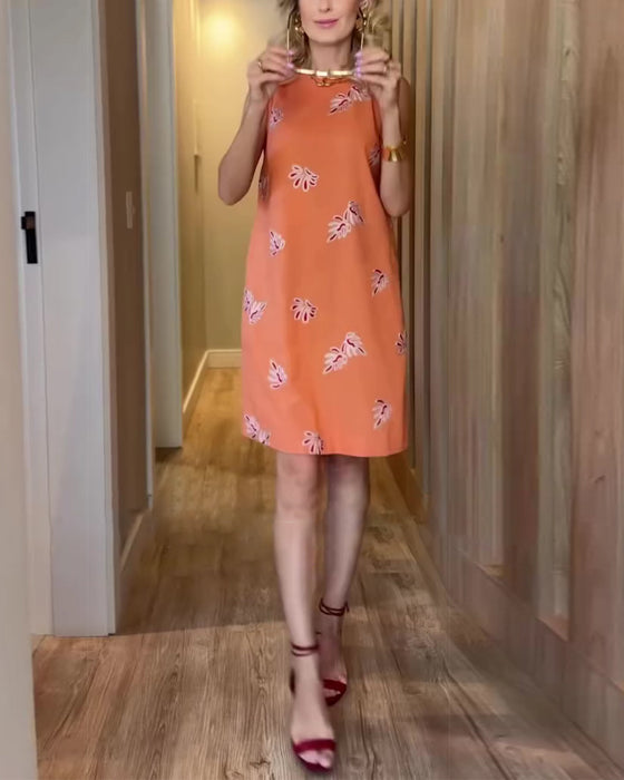 Jurk Eenvoudig Mouwloos