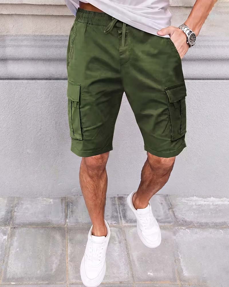 Shorts Trekkoord Cargo Casual
