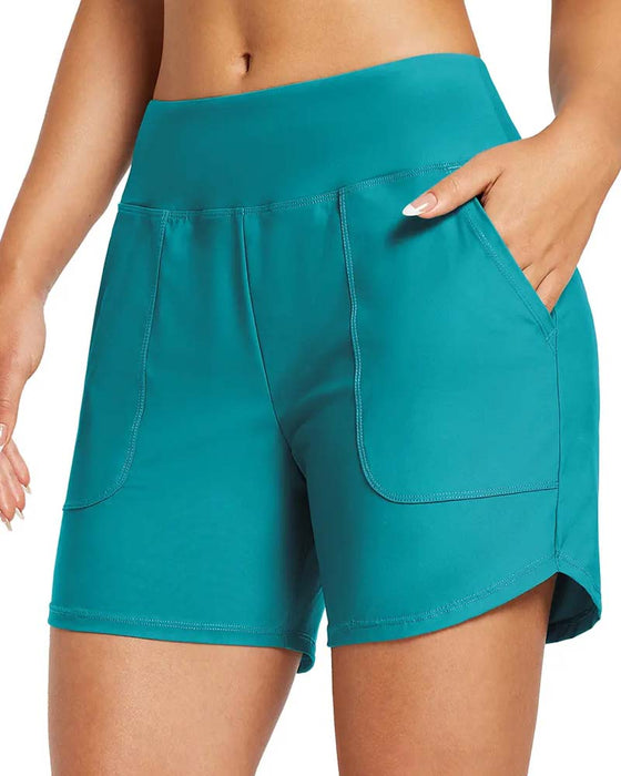 Shorts Hoge Taille Split Sportief Casual