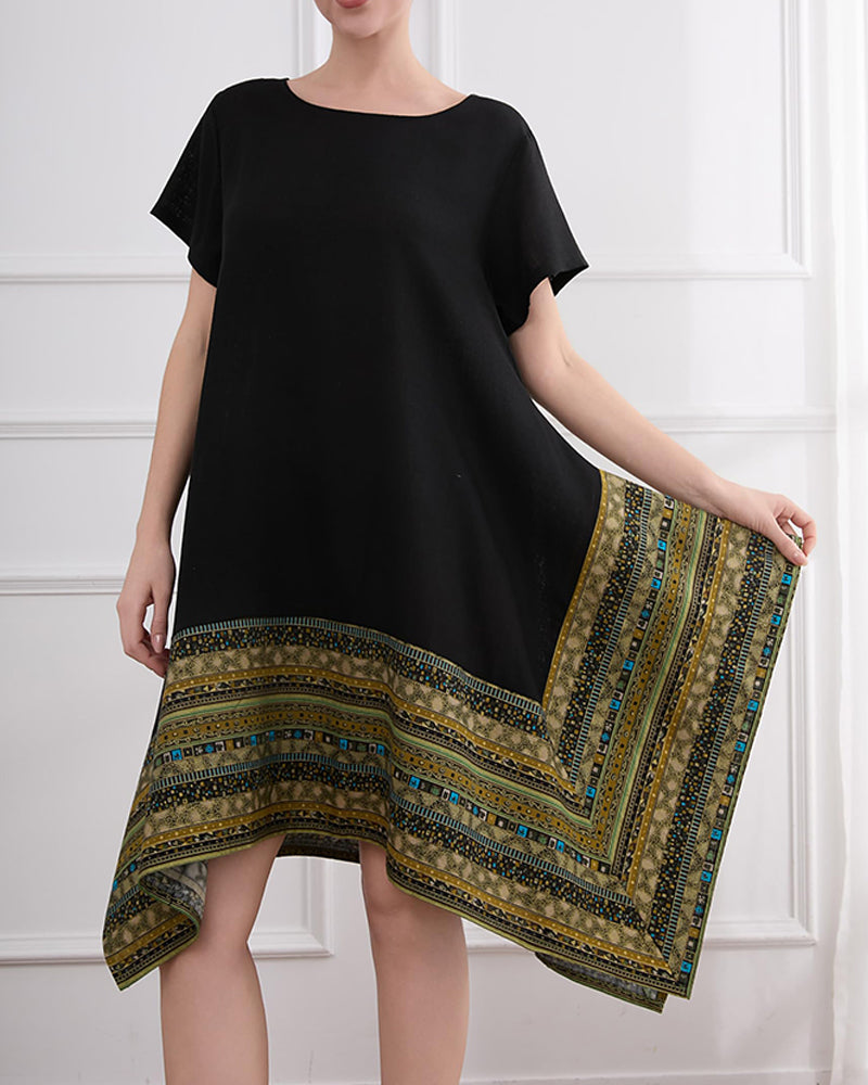Jurk Bohemian Asymmetrische Zoom