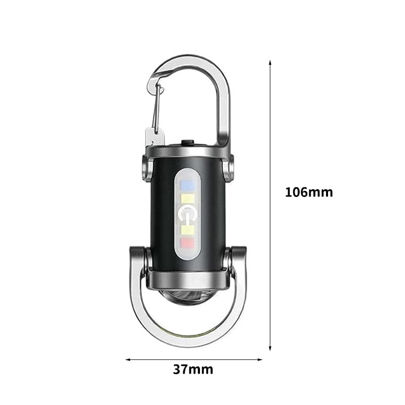 Oplaadbare Mini Zaklamp Sleutelhanger