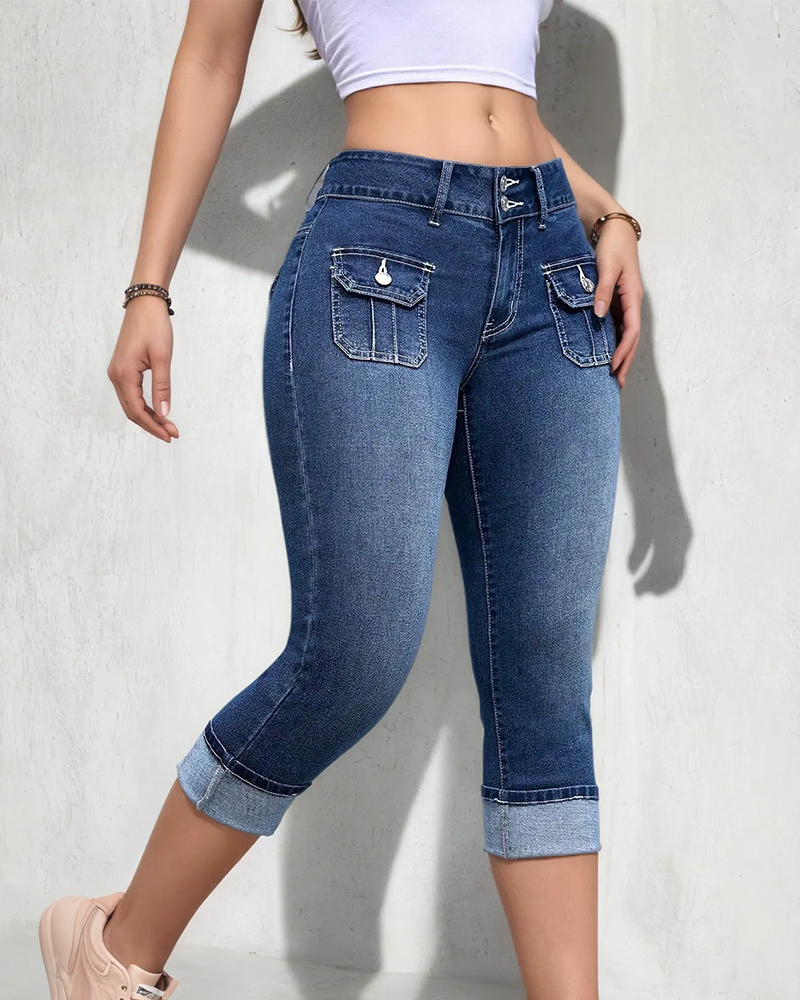 Jeans Casual Zak Cropped