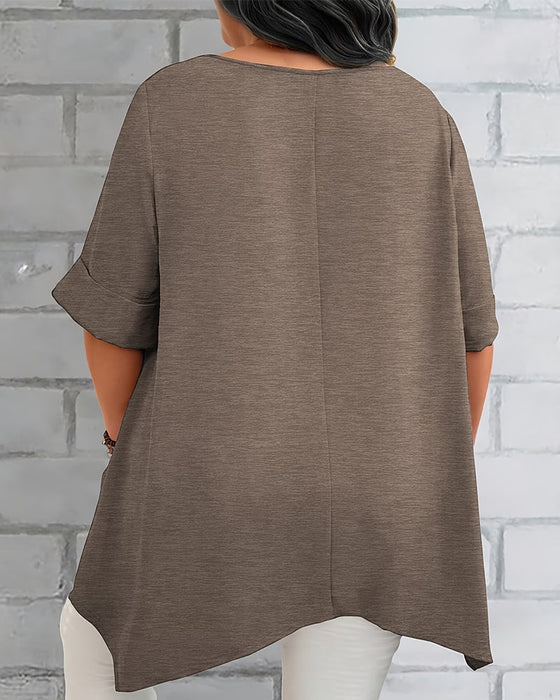 T-Shirt Loose Zijzak