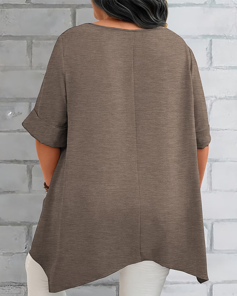 T-Shirt Loose Zijzak