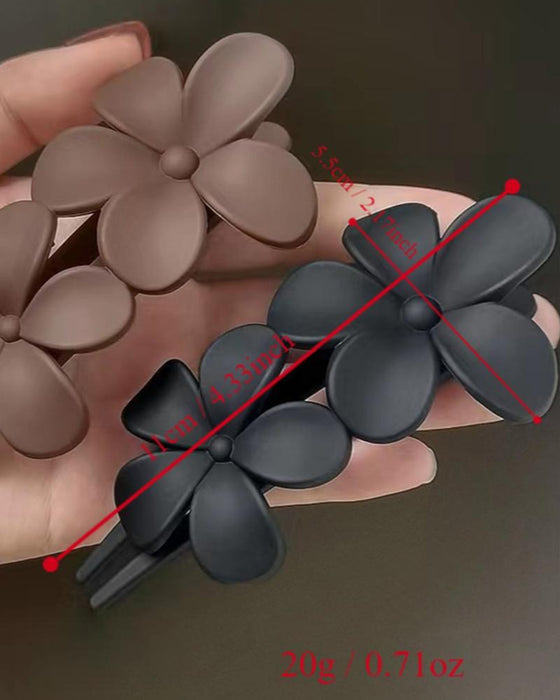 Haarklemmen Meisjes Bloemenachterkant