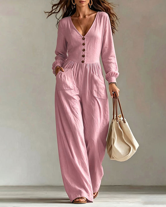 Jumpsuit Casual Zak Lange Mouw