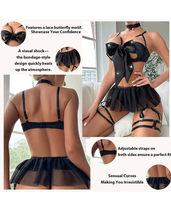 Tweedelig Pyjamaset Sexy Strik