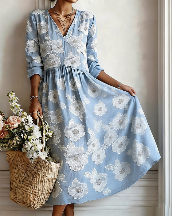 Jurk Bloemenprint Vakantie