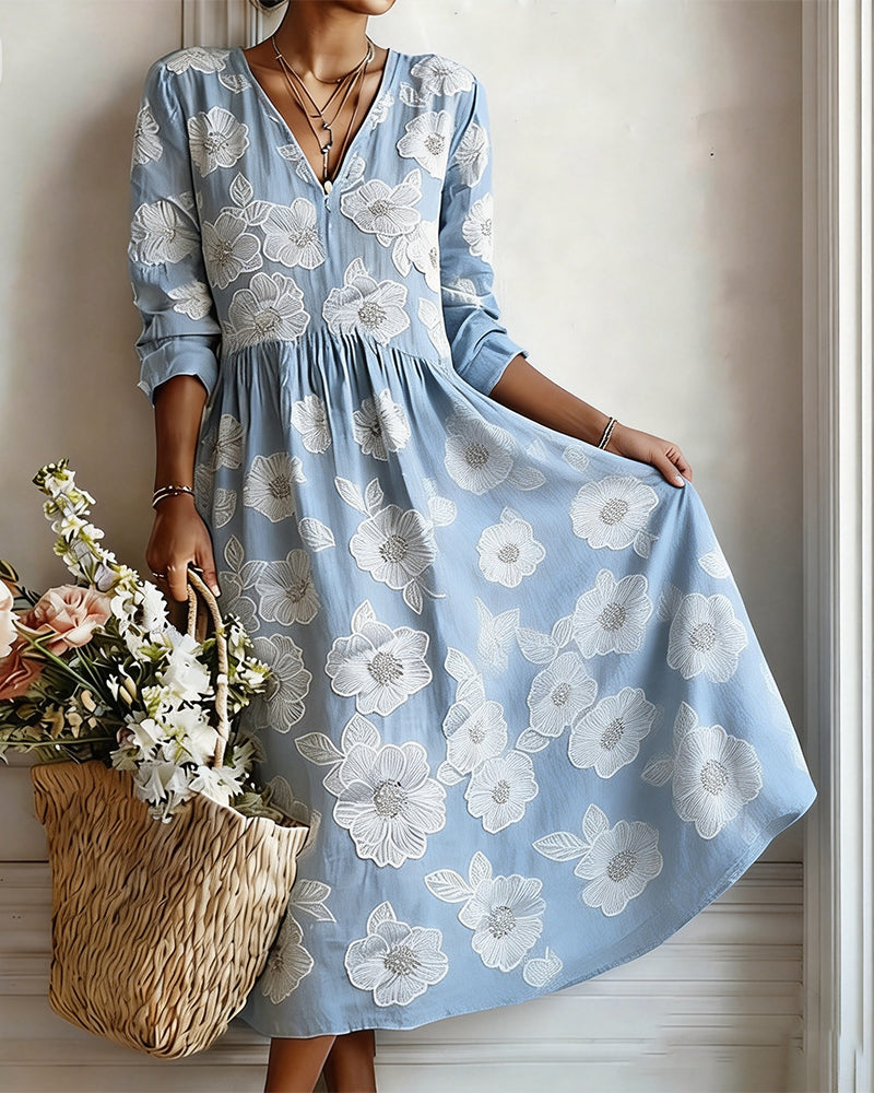 Jurk Bloemenprint Vakantie