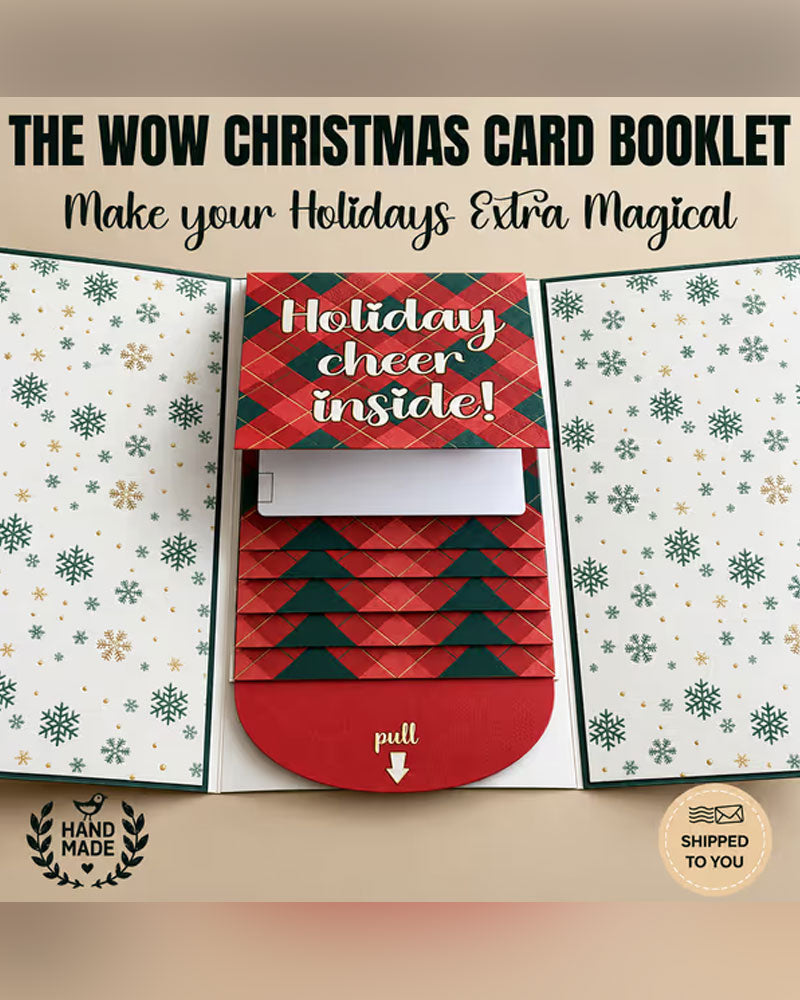 Boekje Waterval Kerstcadeaukaart