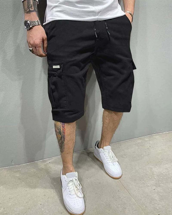 Shorts Trekkoord Taille Cargo