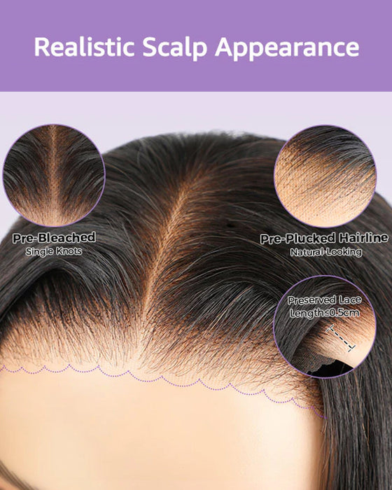 Pruiken Pre Silky Straight Easy Wear Go Glueless