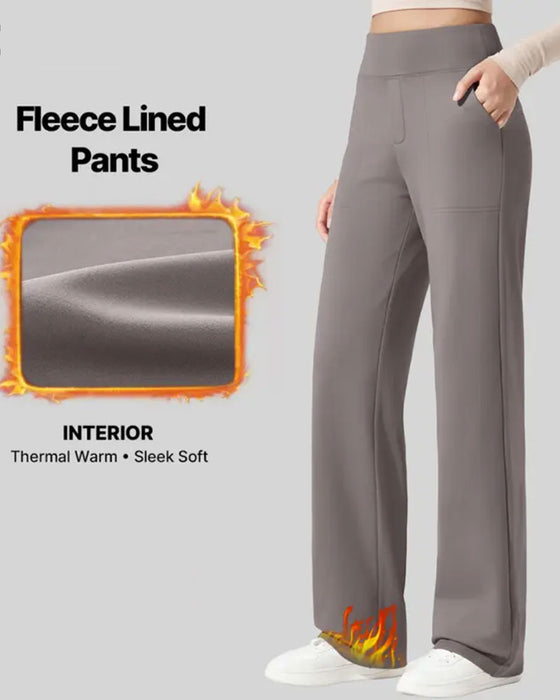 Broek Hoge Taille Zak Wijde Pijp