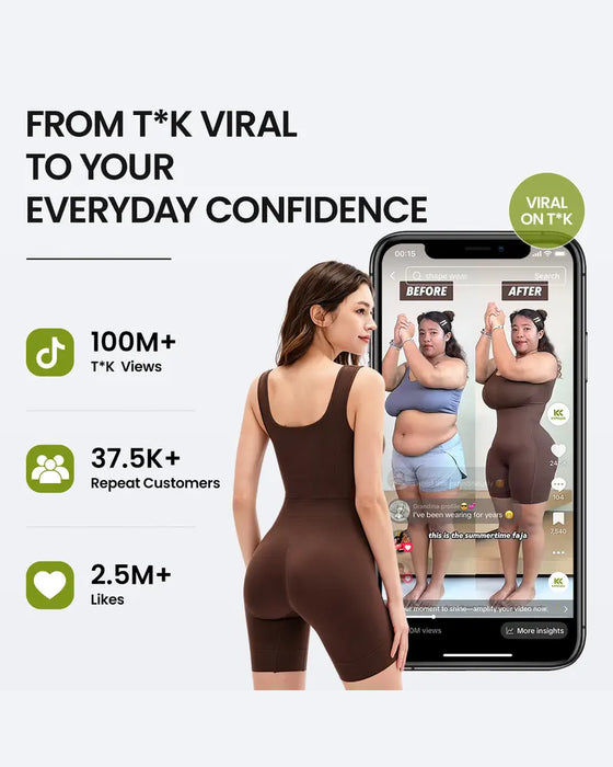 Buikcontrolerende en Billenliftende Faja Bodysuit
