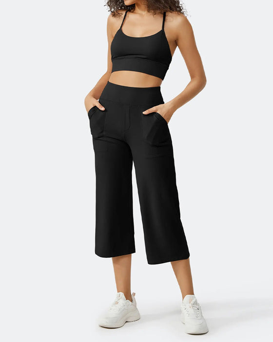 Broek Slim Fit Casual Veelzijdige Zak