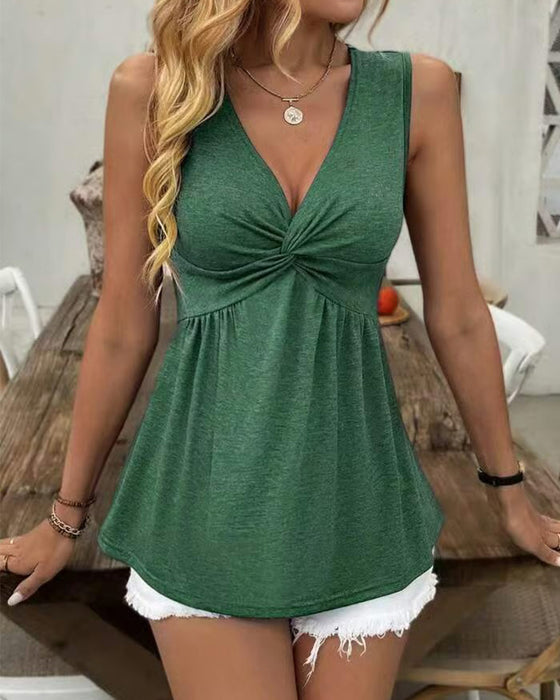 Tanktop Twist V-Hals