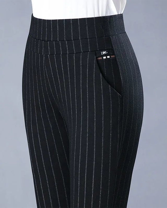 Casual High-Waist Broek Met Zakken