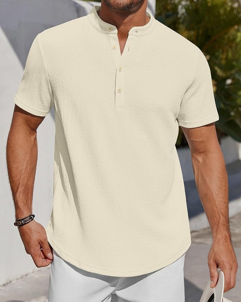 Overhemd Effen Los Henley