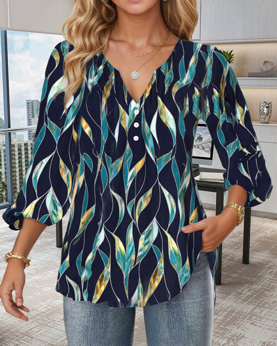 Blouse Casual V-Hals