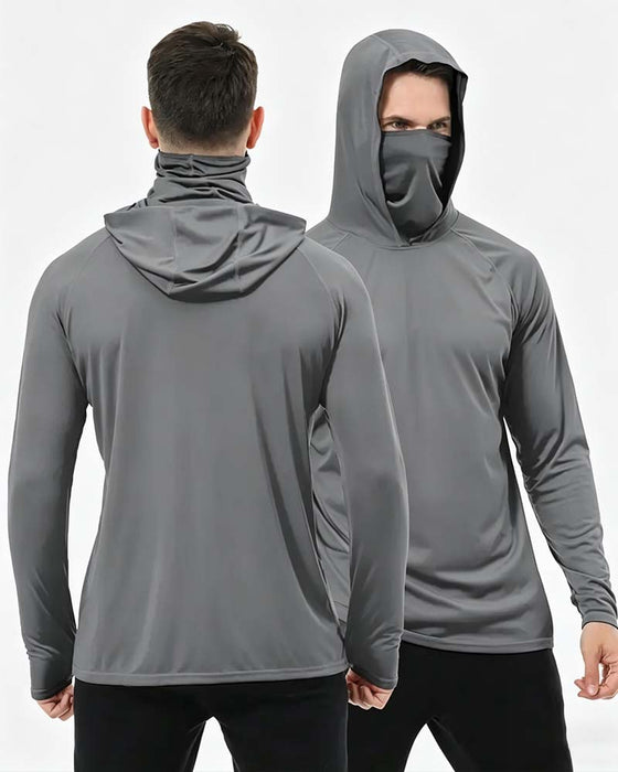 Heren Hoodies Geventileerd Snel Drogend Hoodie Zon