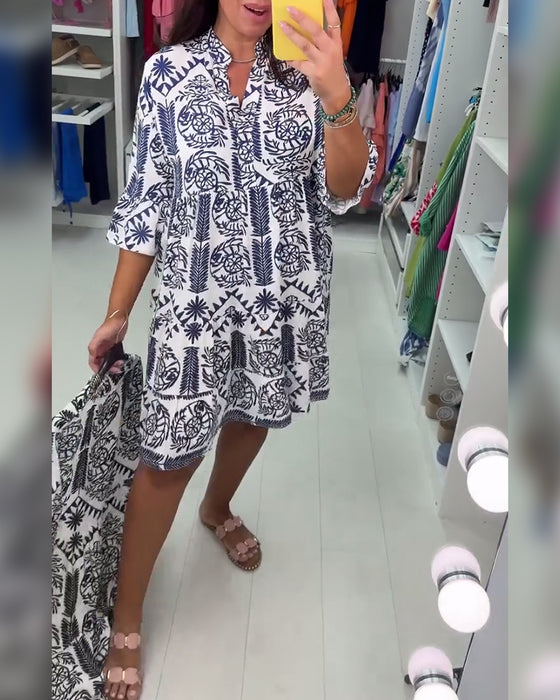 Jurk Fashion Street-print