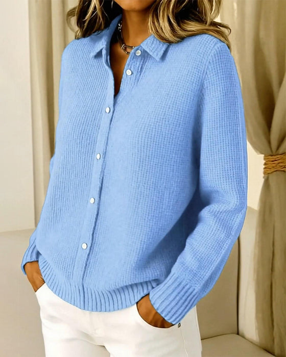 Vest Mode Reverskraag Knoop