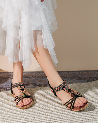Sandalen Ethnic Plat