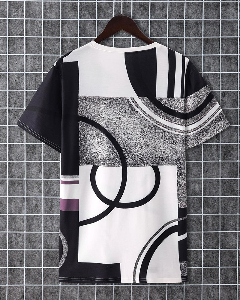 T-Shirt Voor Heren – Casual Met Ronde Hals