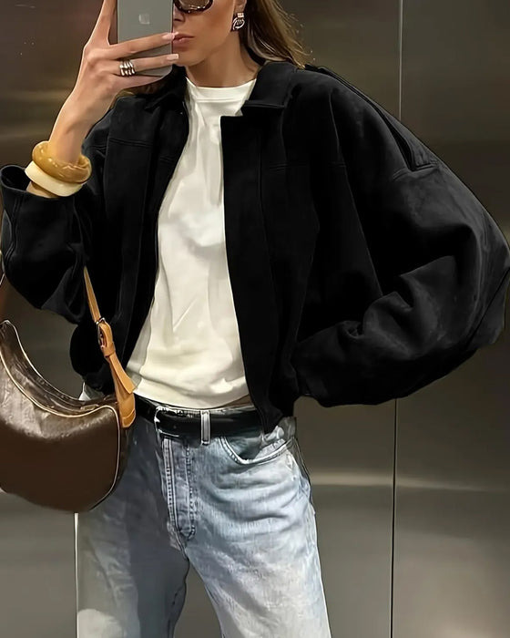 Jas Mode Suède Rever