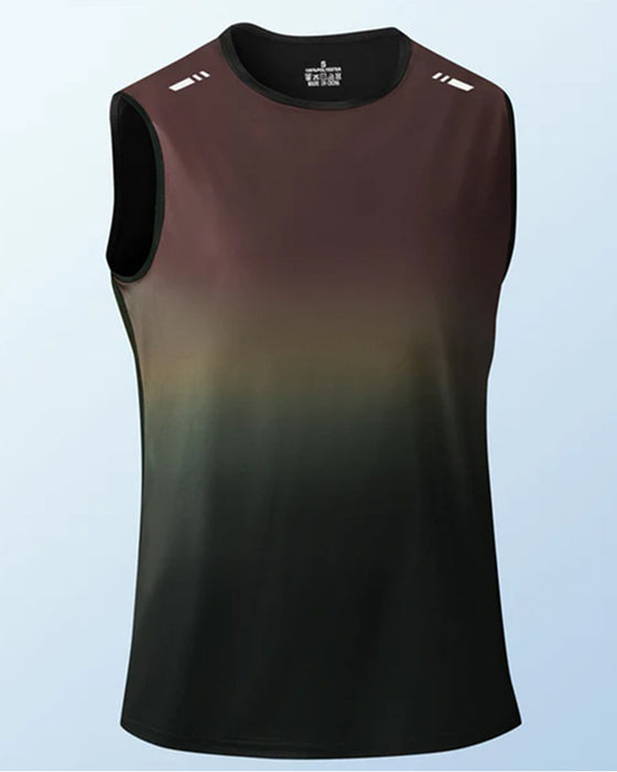 Heren Tanktop, Gradient, Ronde Hals
