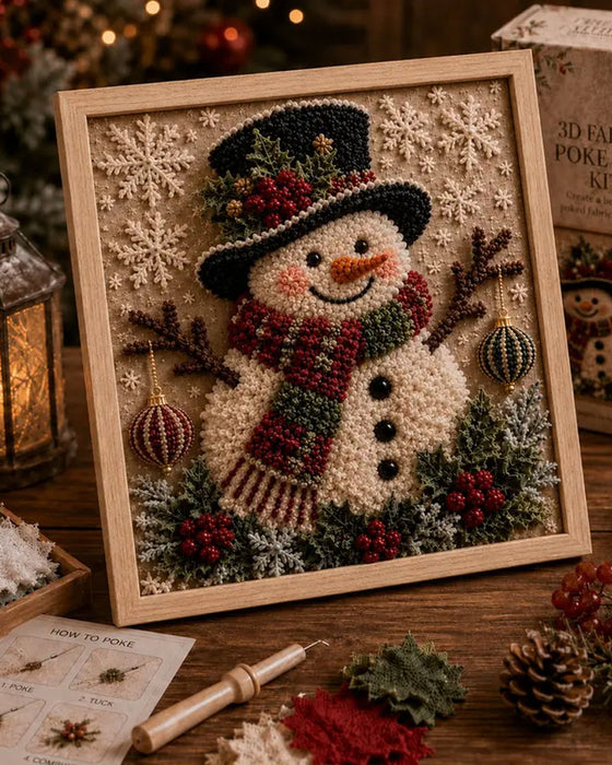 Kerst Naaldvilten Stof DIY Pakket
